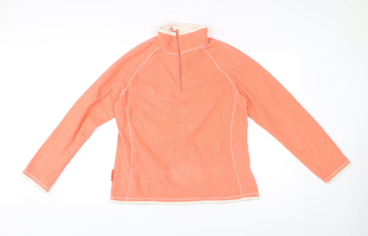 Mountain Warehouse Womens Coral Fleece Sweatshirt UK 14 1/2 Zip