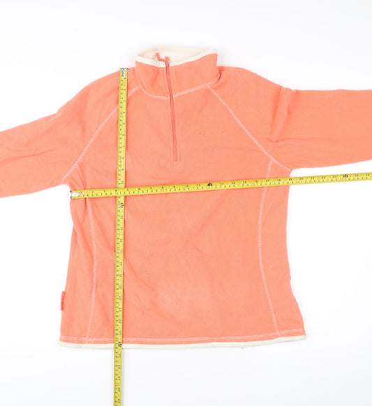 Mountain Warehouse Womens Coral Fleece Sweatshirt UK 14 1/2 Zip