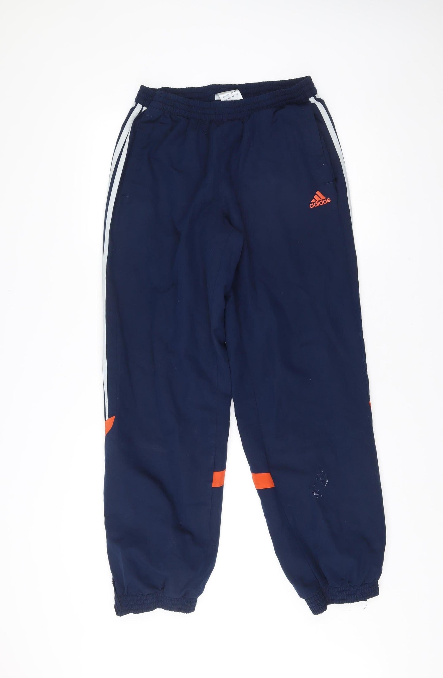 Adidas Men’s Blue Track Pants L Quick Dry Elastic Waist Sportswear