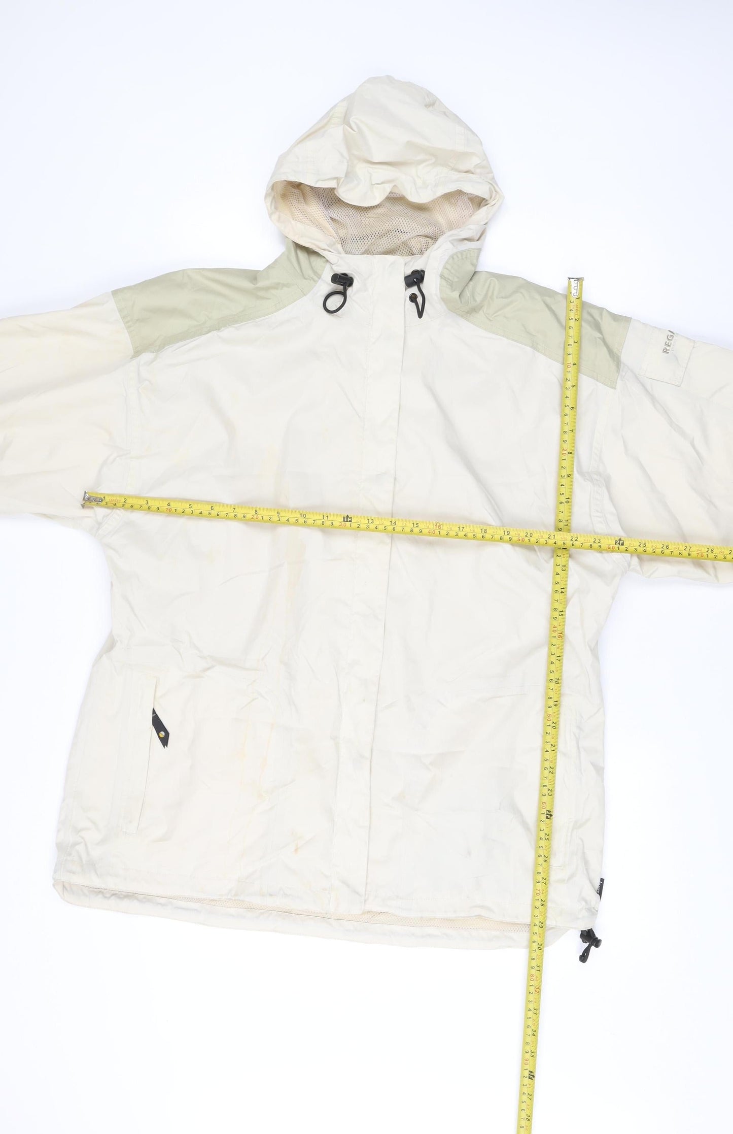 Regatta Women’s Beige Hooded Waterproof Rain Coat Jacket UK16