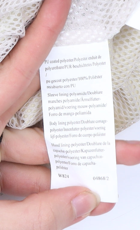 Regatta Women’s Beige Hooded Waterproof Rain Coat Jacket UK16