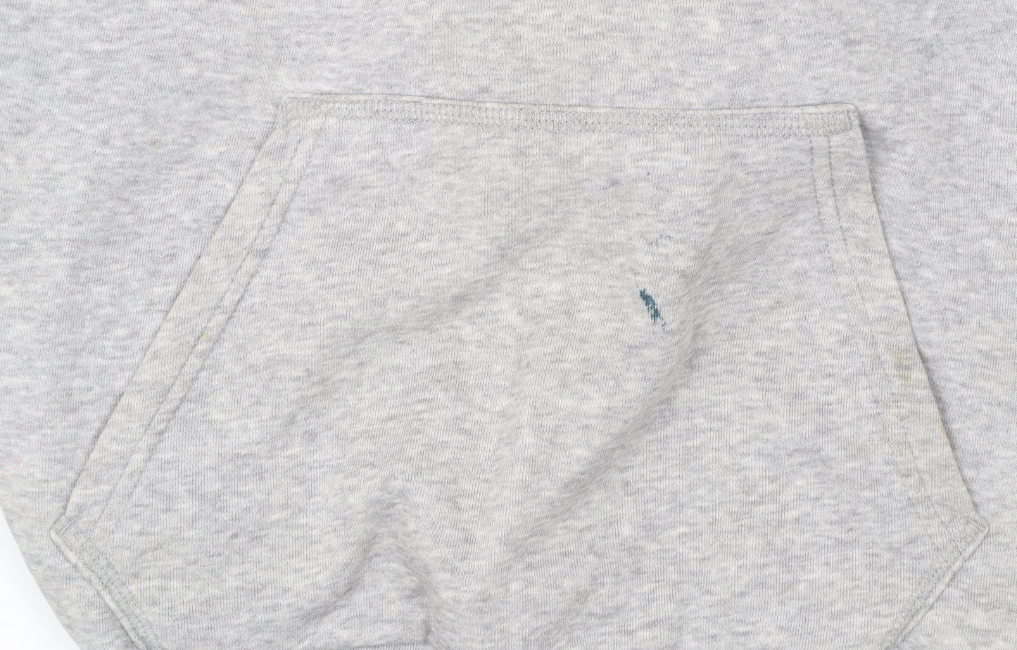 Adidas Womens Grey XS Pullover Hoodie Sweatshirt Logo Raglan