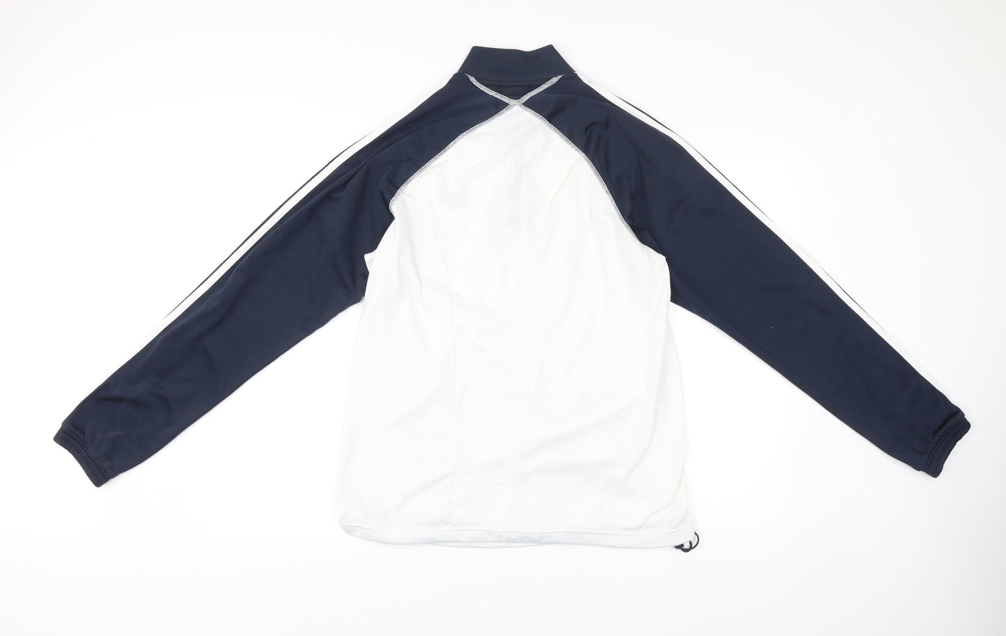 Adidas Men’s White Blue 1/2 Zip Sports Sweatshirt Size M Clima365