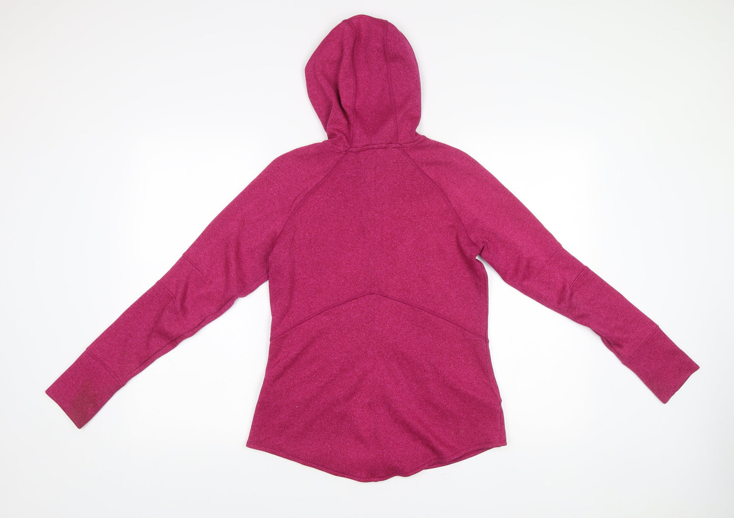 The North Face Womens Pink Polyester Full Zip Hoodie Size M