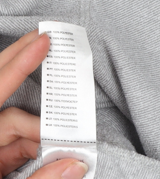 Trespass Women’s Grey 1/2 Zip Hoodie UK 10 Polyester Outdoor