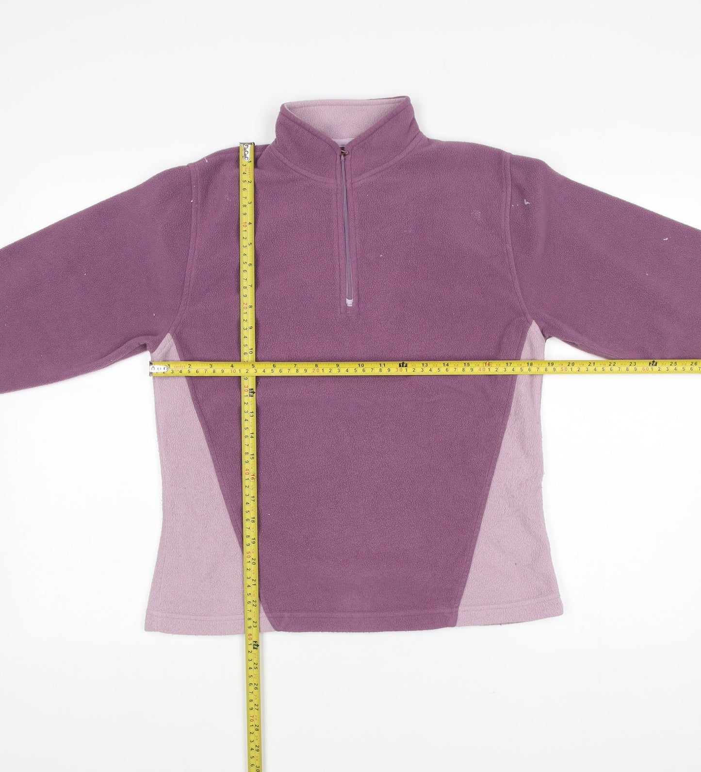 Peter Storm Womens Purple Size 14 1/4 Zip Fleece Sweatshirt