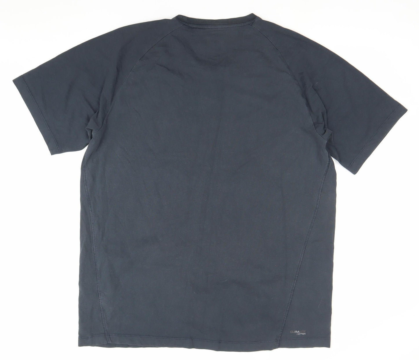 Adidas Men's Black L Regular Fit Crew Neck Short Sleeve T-Shirt