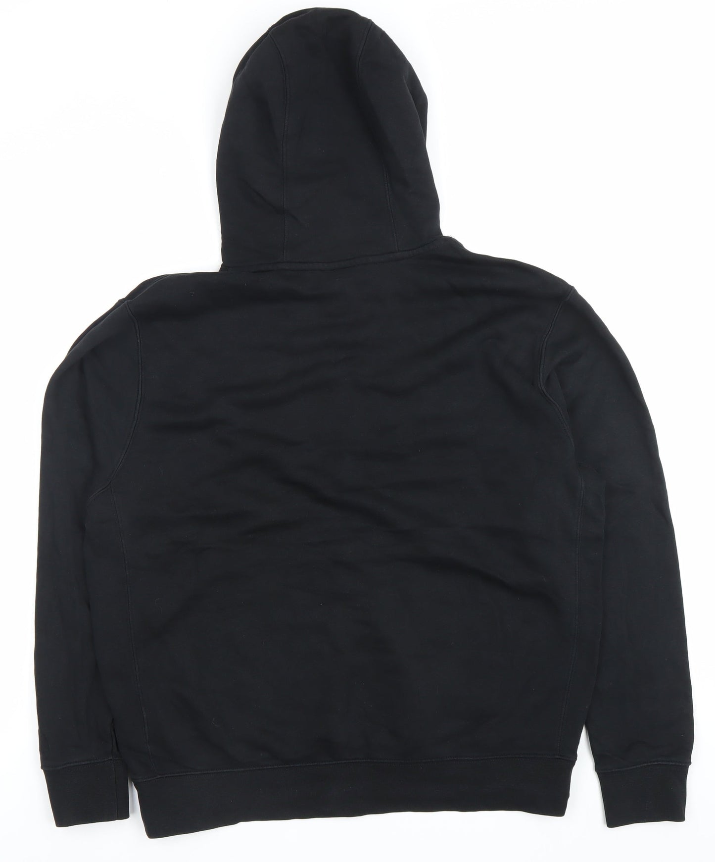 Nike Unisex Adults Black Pullover Hoodie L Logo Sportswear
