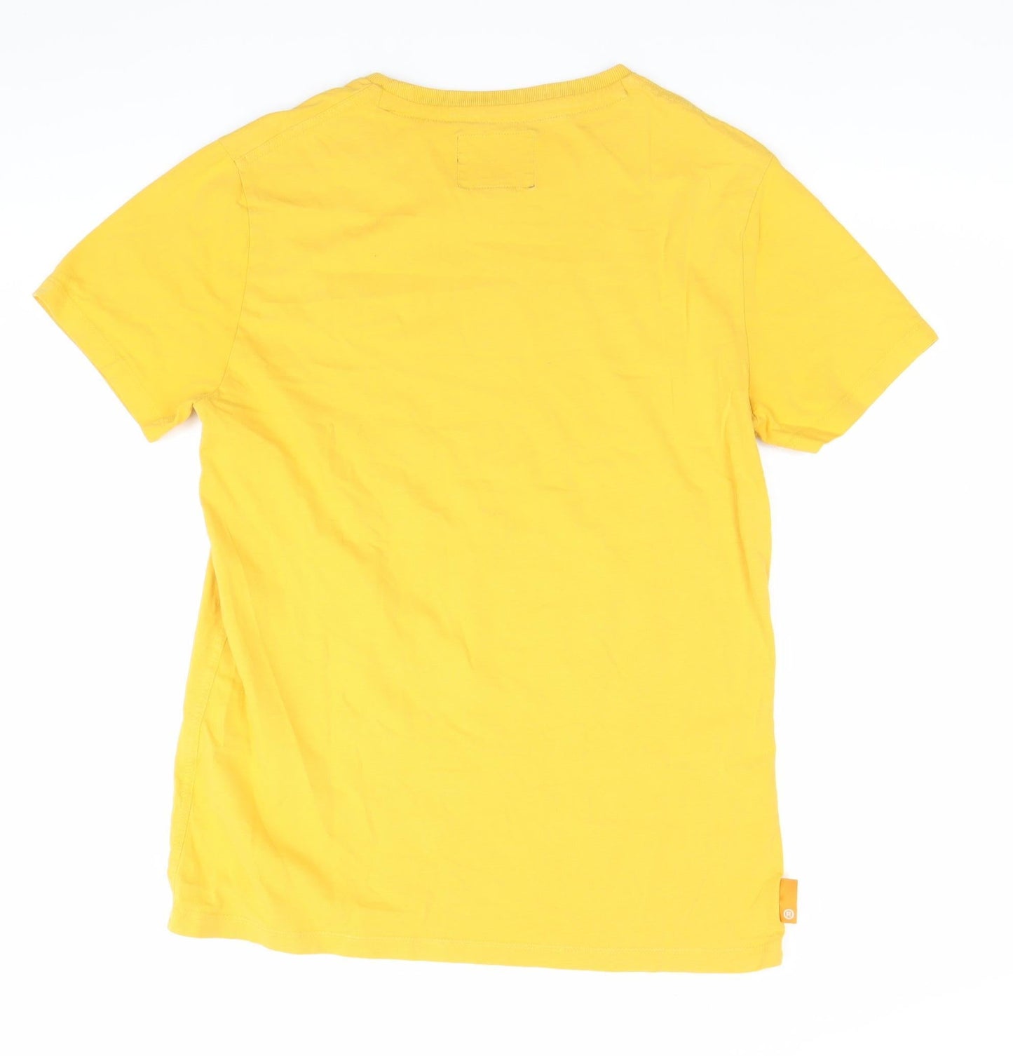 Superdry Men's Yellow Medium Vintage Logo Crew Neck T-Shirt