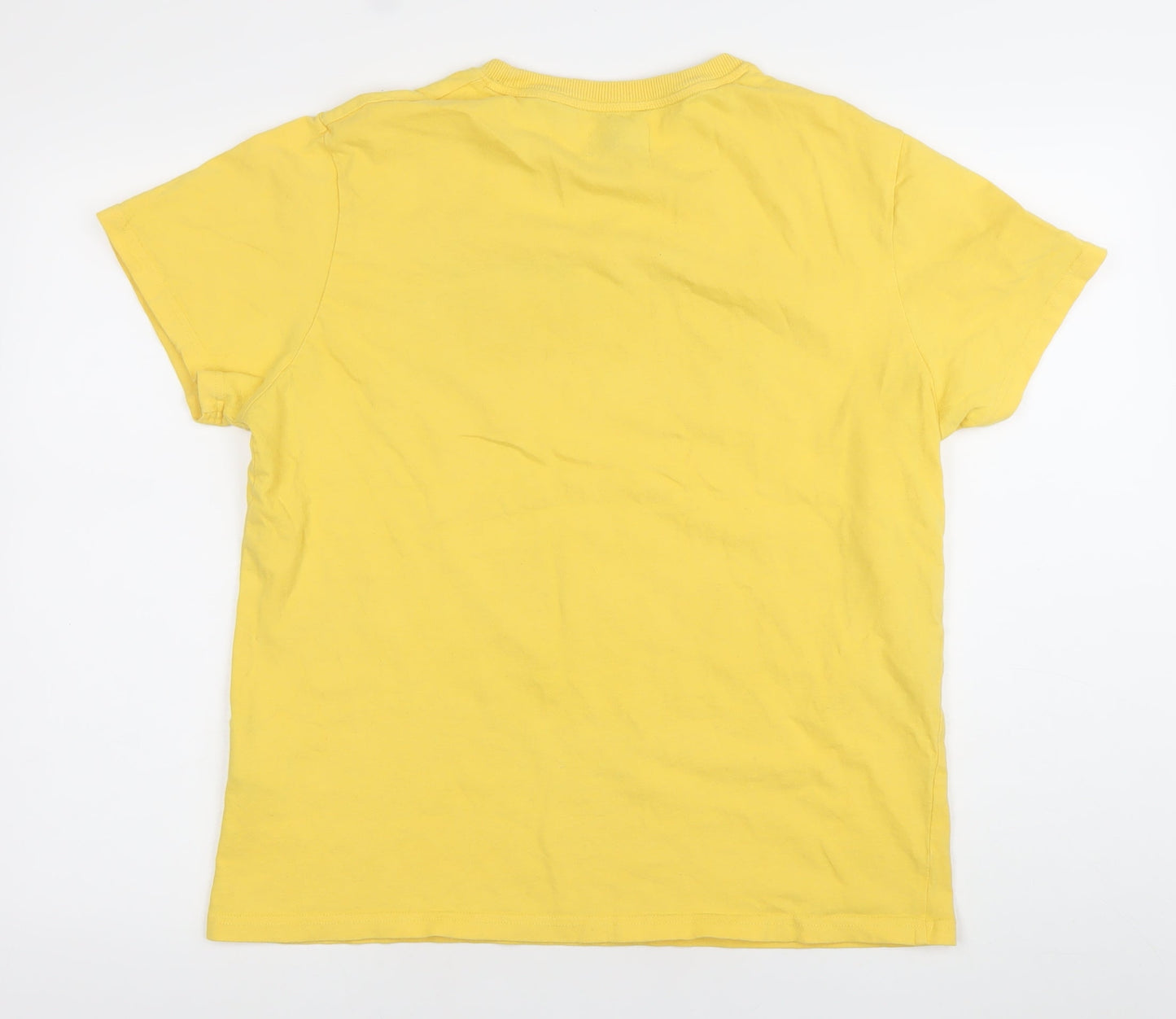 Superdry Women’s Yellow 2XL Basic Short Sleeve T-Shirt