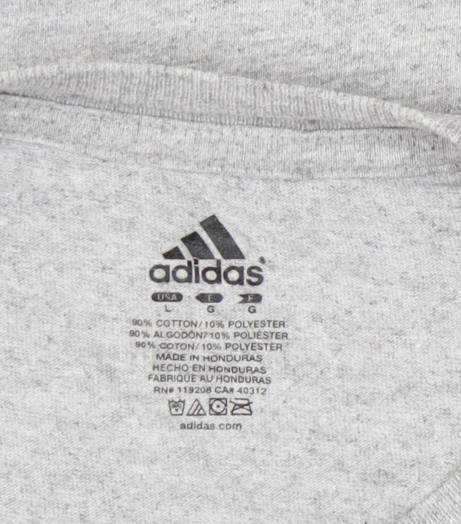 Adidas Men’s Grey Hofstra Lacrosse Graphic T-Shirt Size L