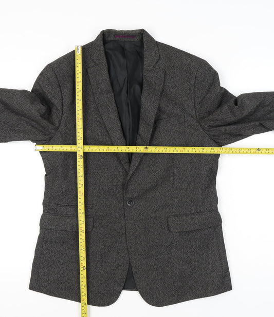 Marks and Spencer Men's Grey 40in Blazer Jacket Medium