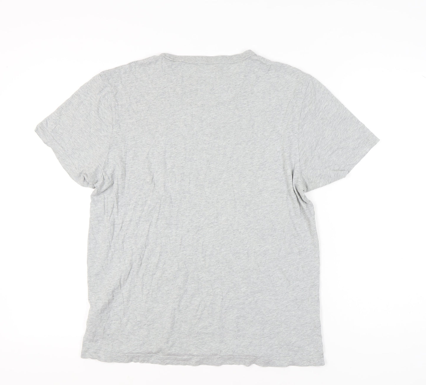 Farah Men's Grey XL Cotton Crew Neck Short Sleeve T-Shirt