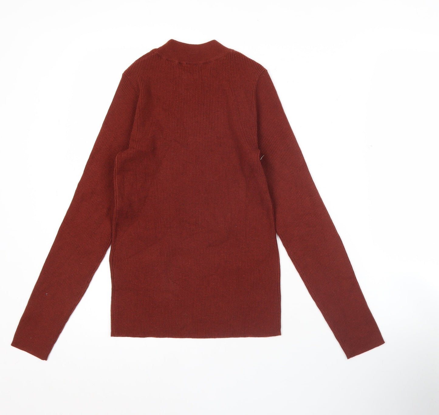 Levi's Womens Brown Slim Fit Crew Neck Pullover Jumper Size S