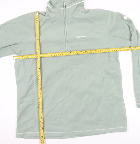 Craghoppers Unisex Green XL Fleece Sweatshirt 1/2 Zip Outdoor Wear