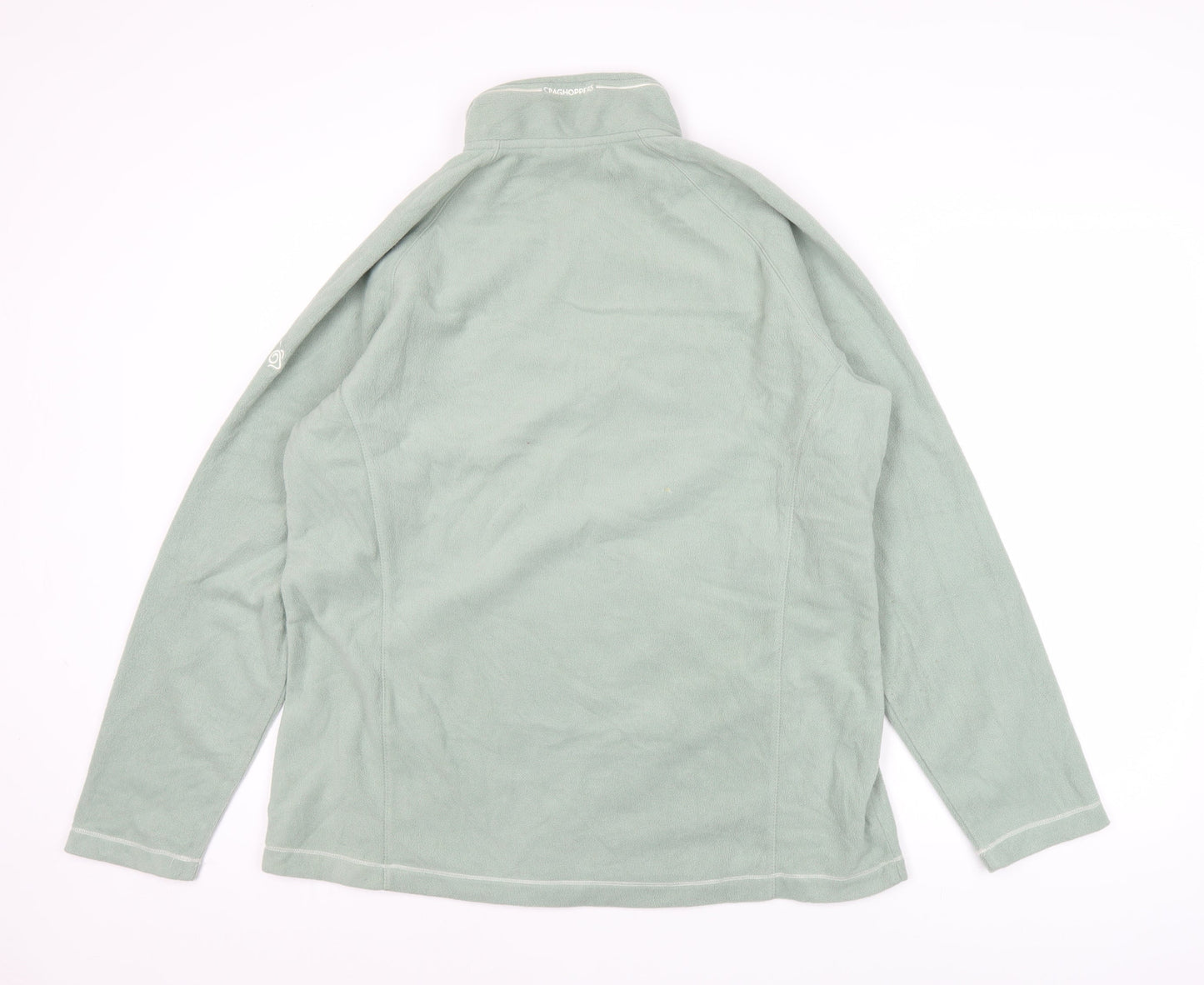 Craghoppers Unisex Green XL Fleece Sweatshirt 1/2 Zip Outdoor Wear