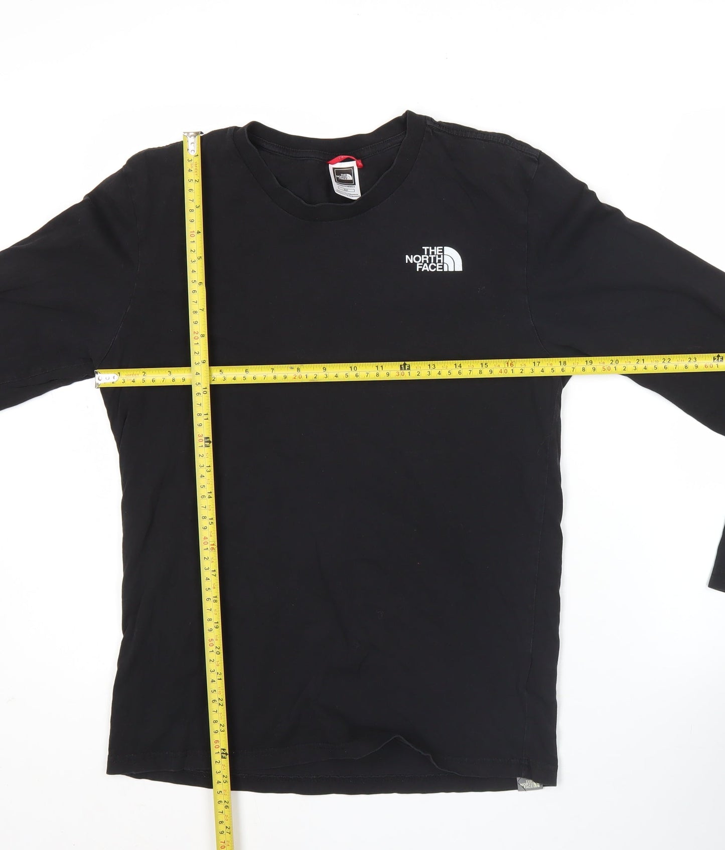 The North Face Men's Black Small Long Sleeve Cotton T-Shirt