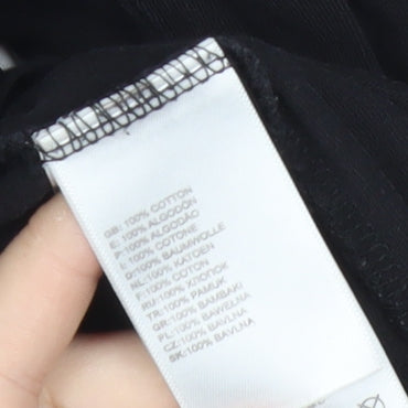 The North Face Men's Black Small Long Sleeve Cotton T-Shirt