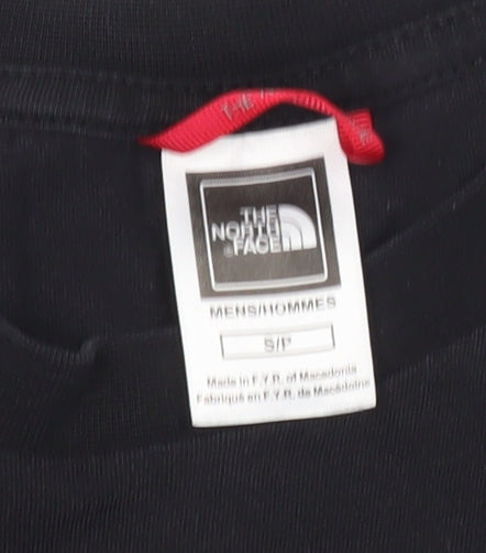 The North Face Men's Black Small Long Sleeve Cotton T-Shirt