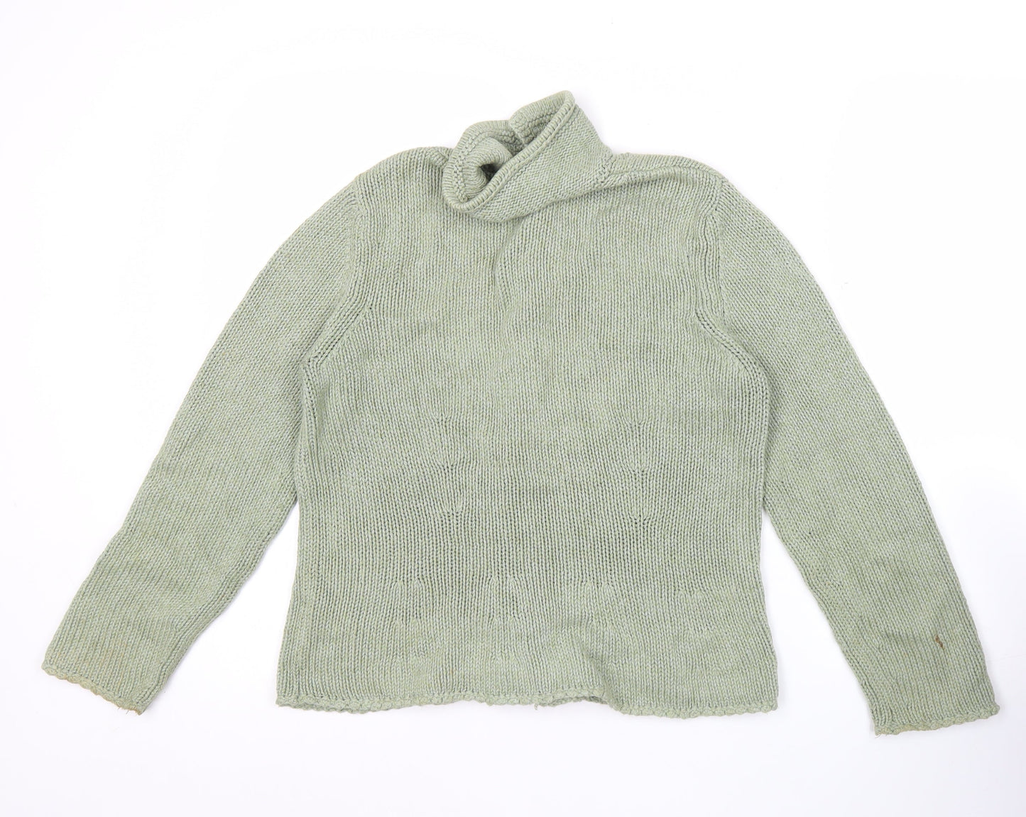 Boden Women’s Green Silk Cotton Collared Cardigan Size 14