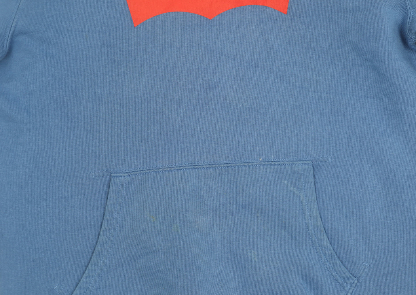 Levi's Men's Blue Pullover Hoodie M Classic Logo Graphic Fleece