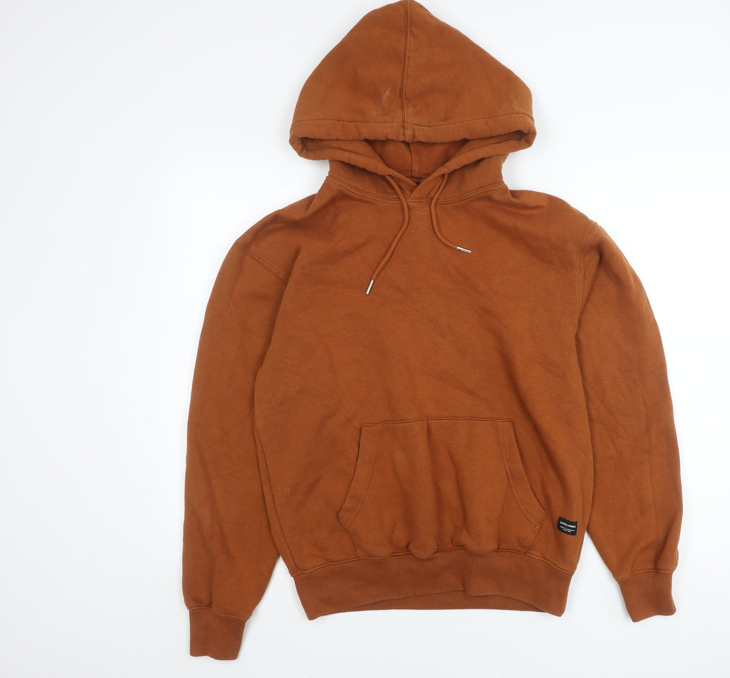 Jack & Jones Men's Brown Pullover Hoodie Size S Regular Fit