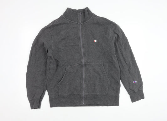 Champion Men’s Grey XL Full Zip Jacket Logo Sportswear