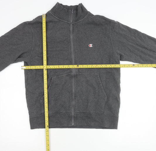 Champion Men’s Grey XL Full Zip Jacket Logo Sportswear
