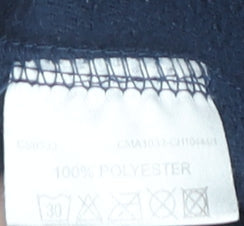 Craghoppers Mens Blue Fleece Sweatshirt M 1/4 Zip Outdoor Pullover