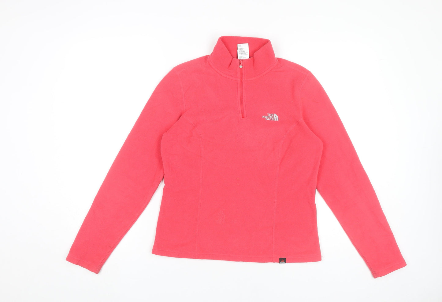 The North Face Womens Pink Fleece Sweatshirt Small 1/4 Zip Outdoor