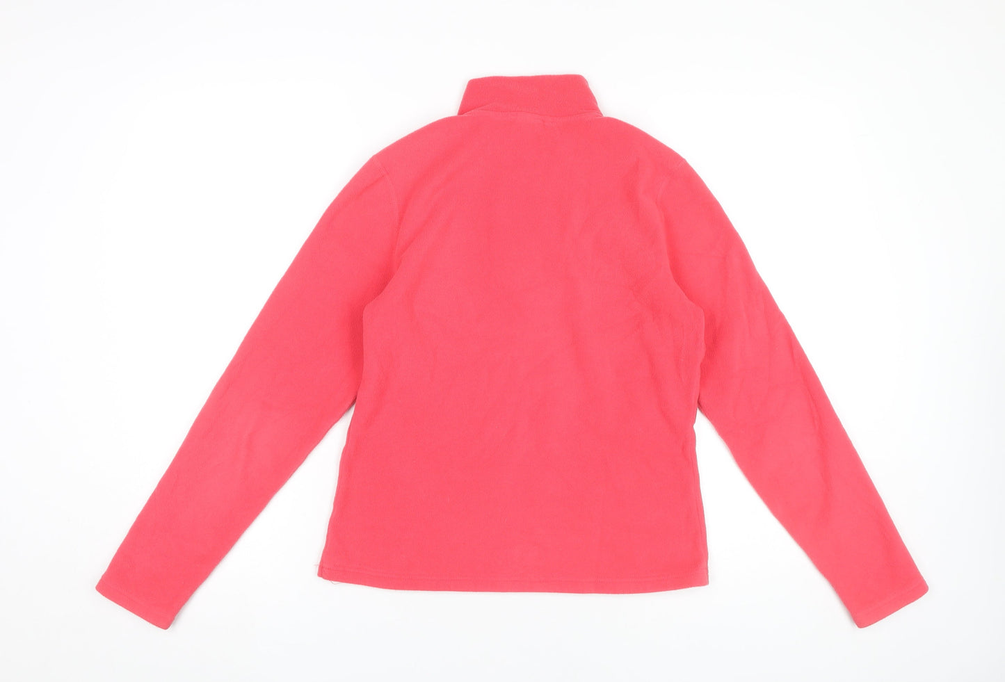 The North Face Womens Pink Fleece Sweatshirt Small 1/4 Zip Outdoor