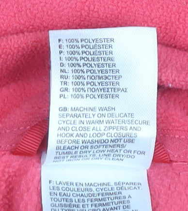 The North Face Womens Pink Fleece Sweatshirt Small 1/4 Zip Outdoor