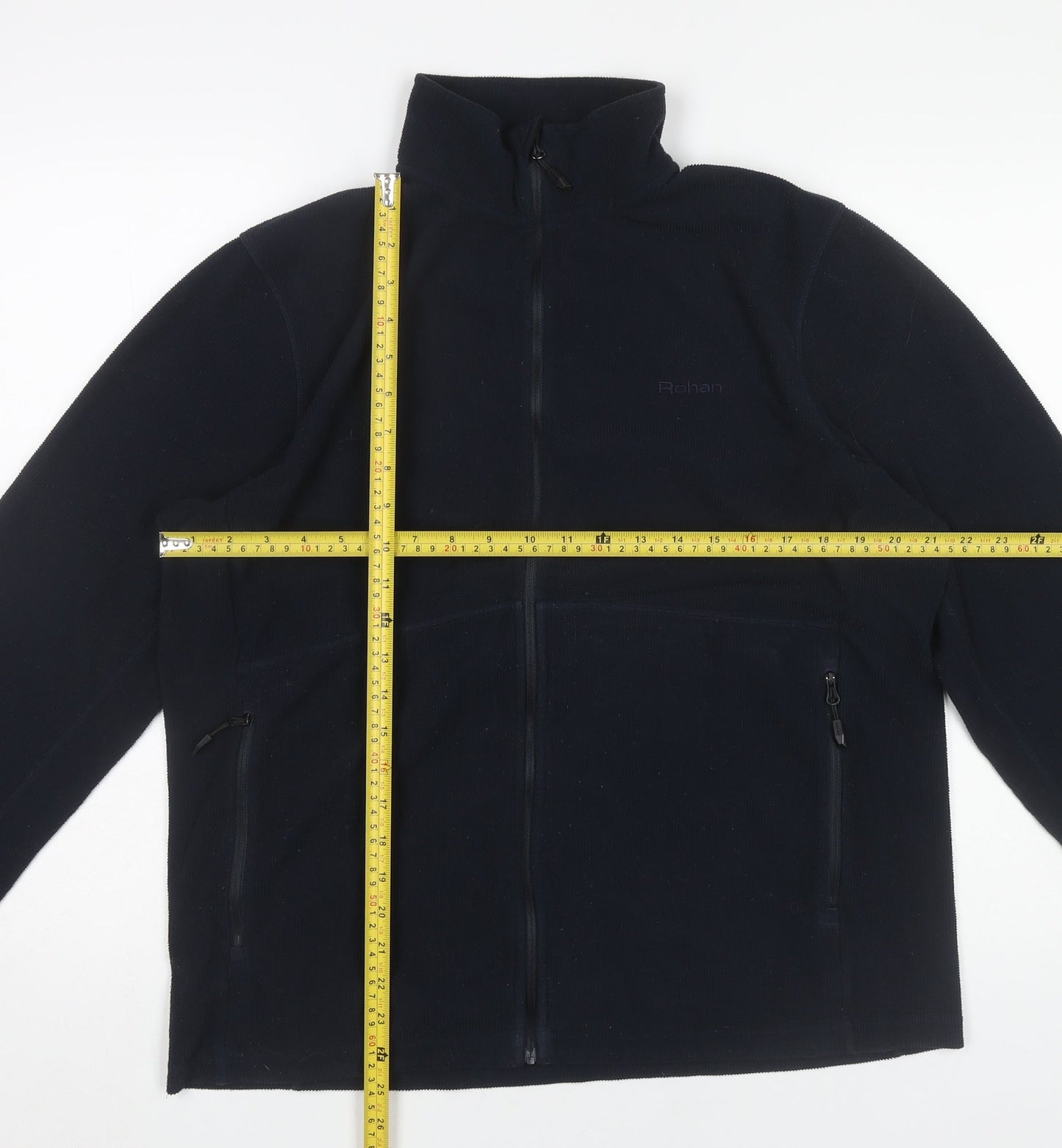 Rohan Men's Blue Fleece Full Zip Jacket L Regular Casual Outdoor