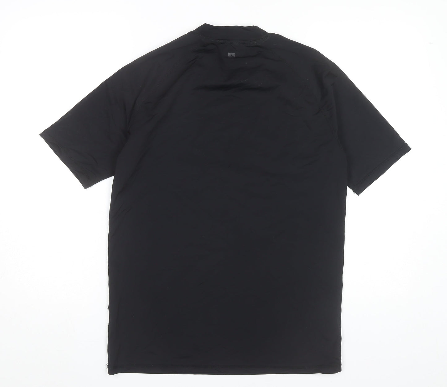 Mountain Warehouse Men’s Black L Athletic T-Shirt with UV Protection