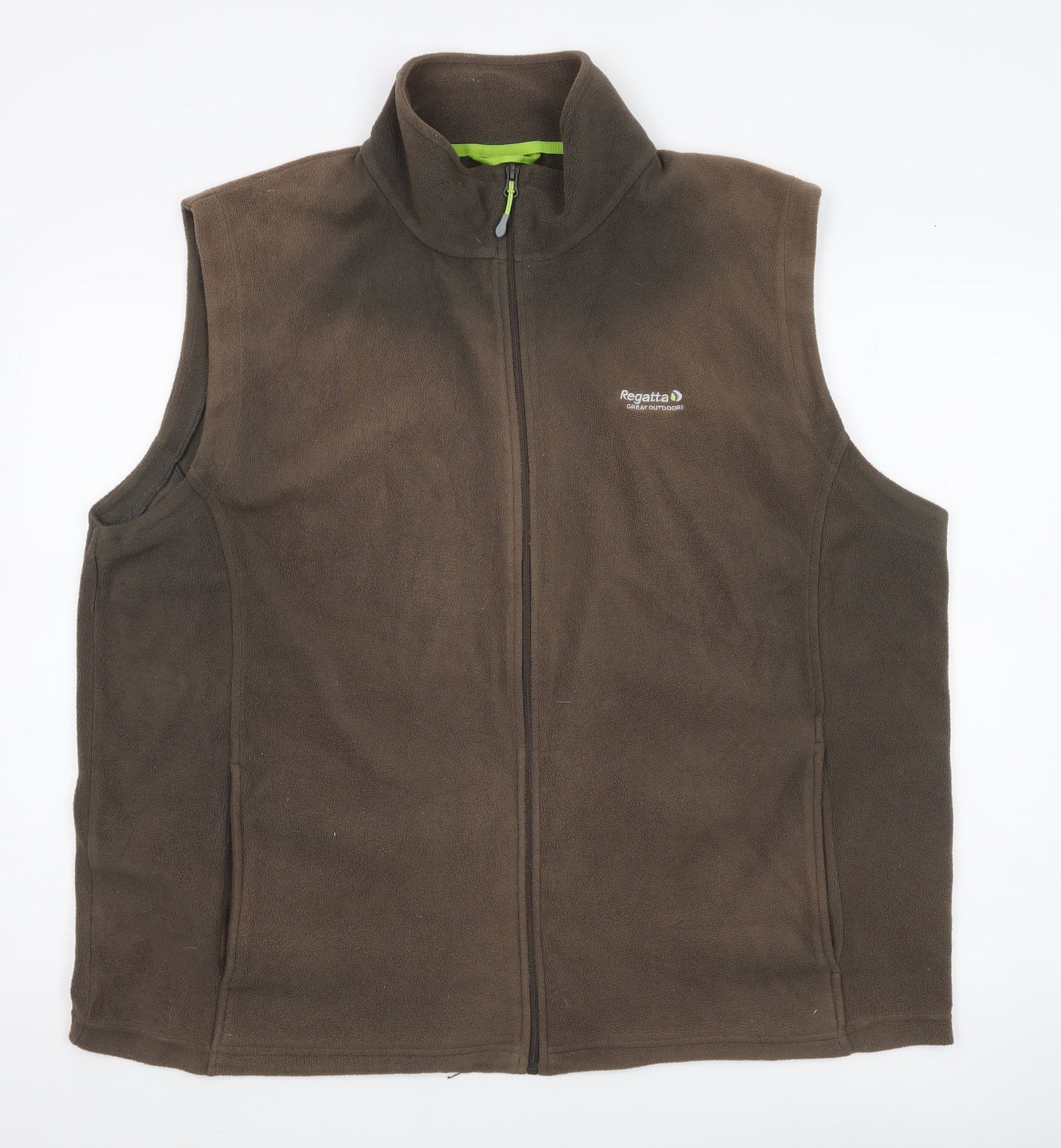 Regatta Men’s Brown 2XL Fleece Bodywarmer Waistcoat Outdoor Zip