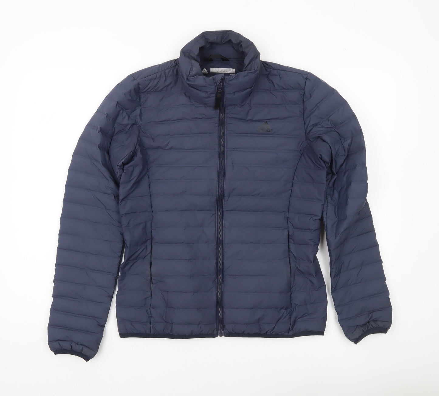 Adidas Womens Blue Puffer Jacket UK 8-10 Lightweight Insulated Coat