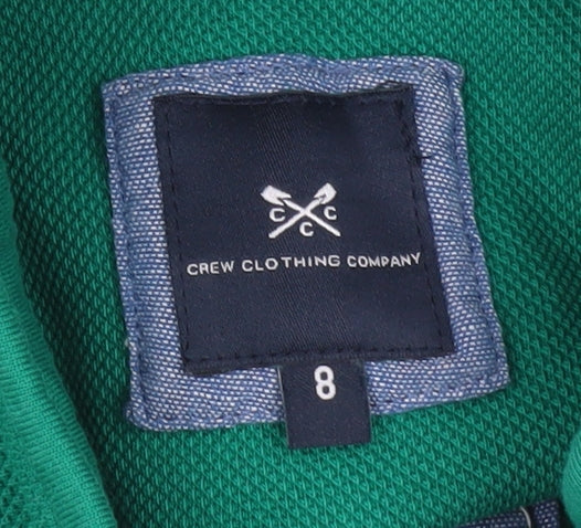 Additional view of Crew Clothing Green Cotton Pullover Sweatshirt, size 8