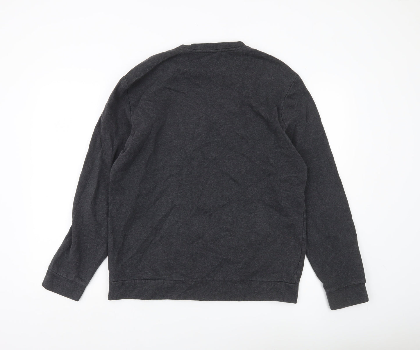 Calvin Klein Men's Grey Logo Pullover Sweatshirt Size L
