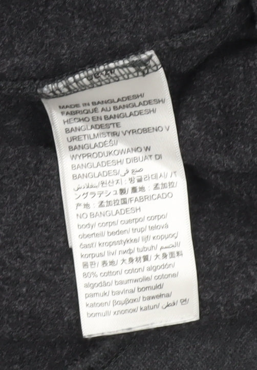 Calvin Klein Men's Grey Logo Pullover Sweatshirt Size L