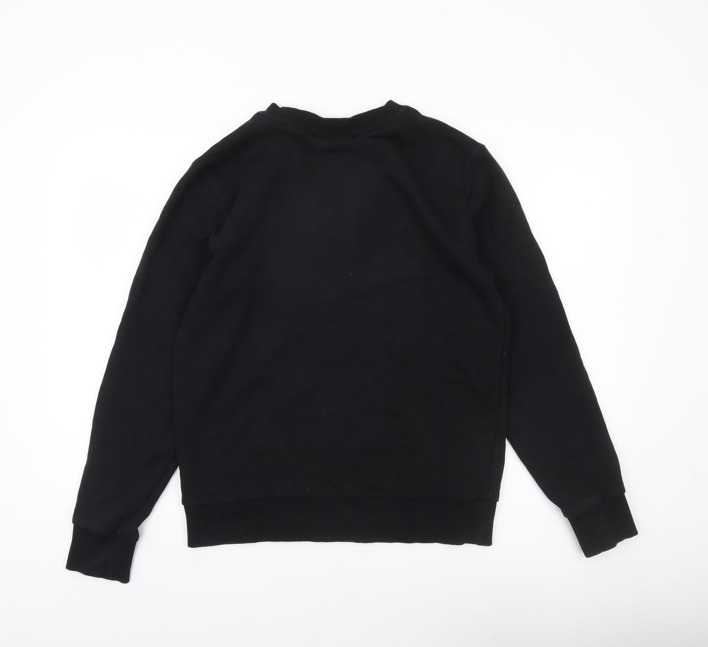 Calvin Klein Men's Black S Pullover Sweatshirt Crew Neck Logo