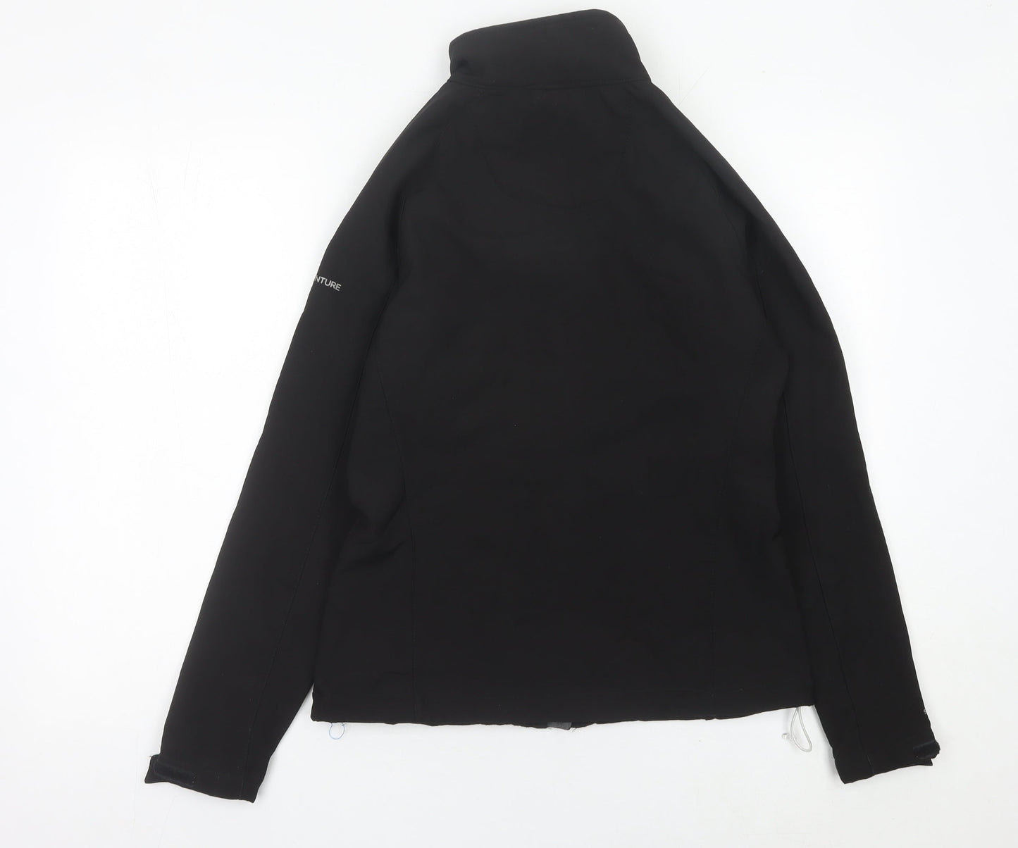 Regatta Womens Black Softshell Jacket UK 10 Outdoor Hiking Coat