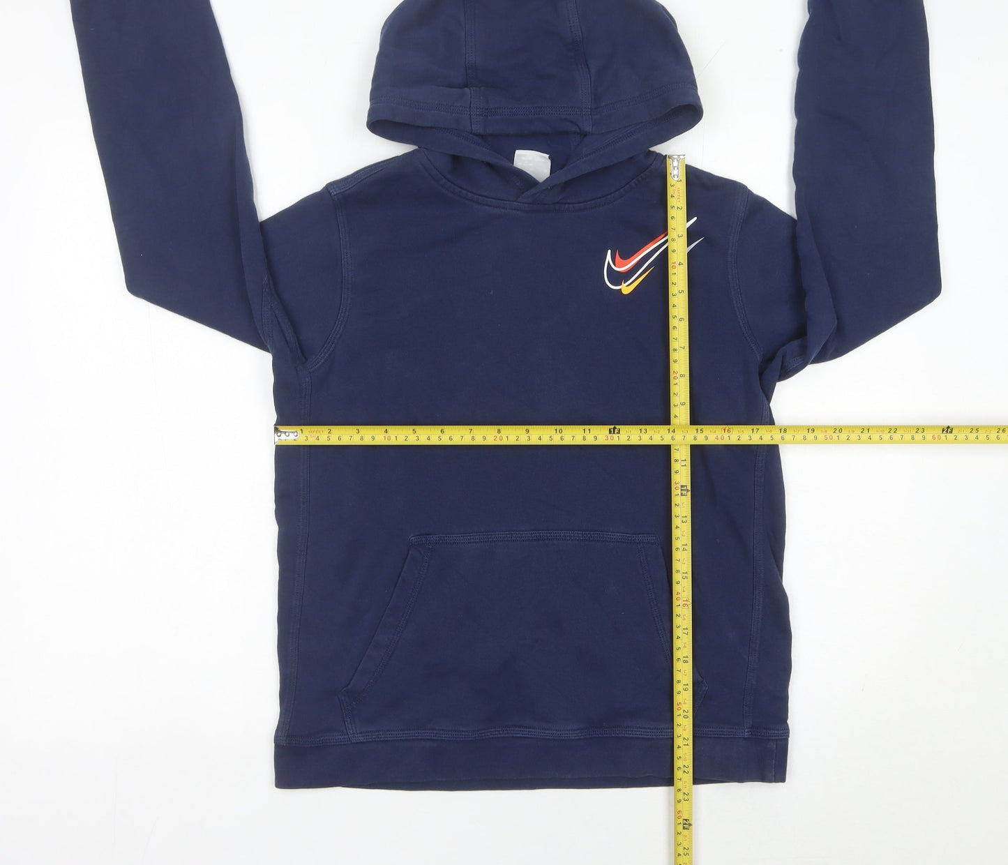 Nike Boys Blue XL Pullover Hoodie Fleece Long Sleeve Sportswear