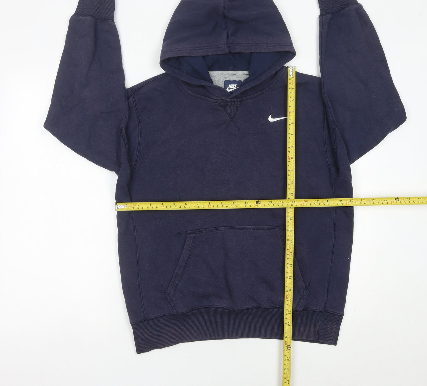 Nike Boys Blue Pullover Hoodie XL 13-14 Years Fleece Sweatshirt