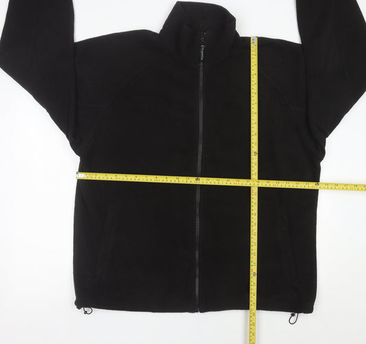 Regatta Men’s Black Fleece Jacket L Full Zip Outdoor Casual