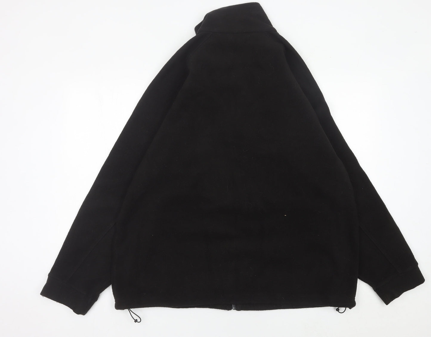 Regatta Men’s Black Fleece Jacket L Full Zip Outdoor Casual
