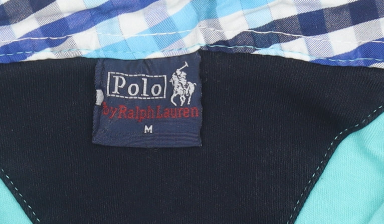 Ralph Lauren Men’s Blue Polo Shirt Size M Cotton Short Sleeve