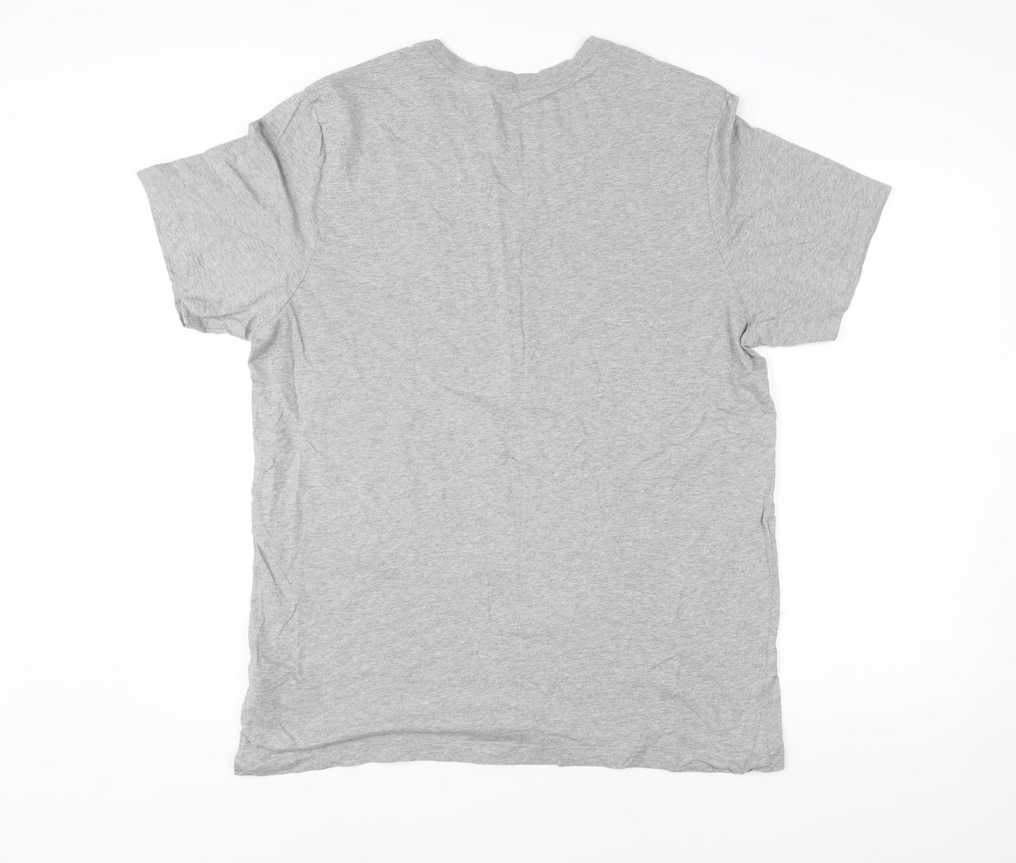 Nike Men’s Grey XL T-Shirt Short Sleeve Crew Neck Cotton