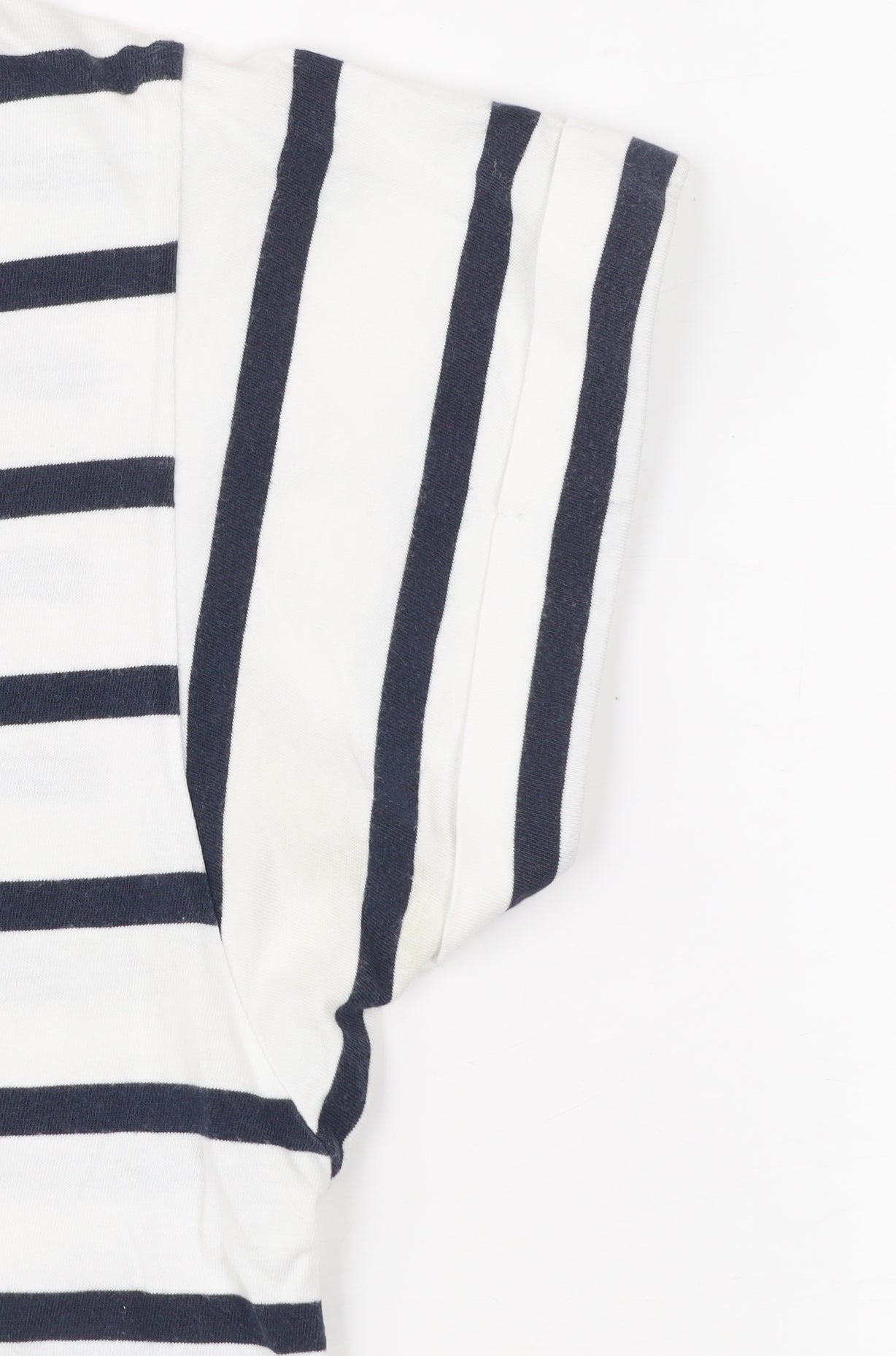 Barbour Women’s White Navy Striped Cotton T-Shirt Size 12