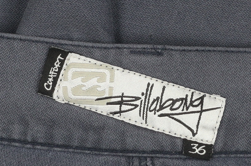 Billabong Men’s Blue Chino Trousers Size 36 Straight Cotton