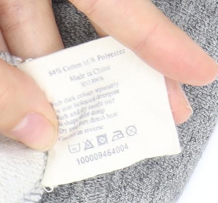 Jack Wills Men’s Grey Classic Fit Sweatshirt M Crew Neck Logo